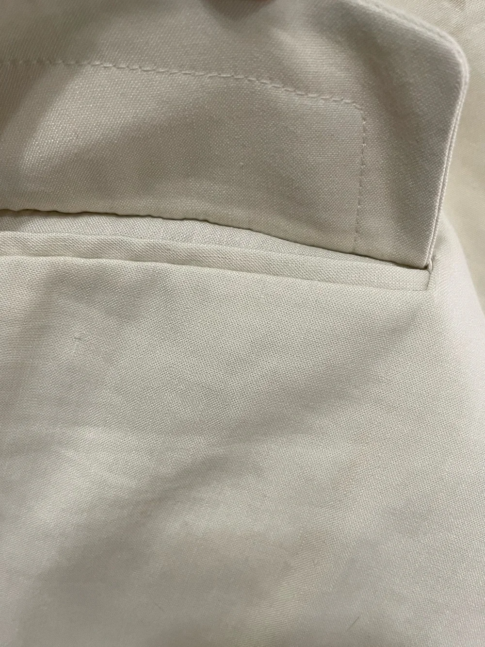 rag & bone cream linen spandex blend blazer one button minimalist neutral size 4